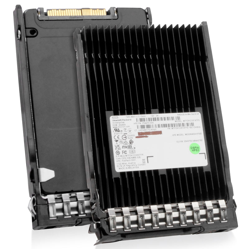 HP G11 MO006400KXPAB P54270-004 6.4TB 3 DWPD PCIe Gen 4.0 x4 8GB/s 3D TLC U.3 NVMe 2.5in Solid State Drive, combine