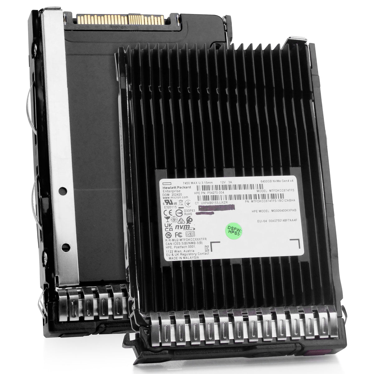 HP Generation 8 MO006400KXPAB 6.4TB PCIe Gen 4.0 x4 2.5