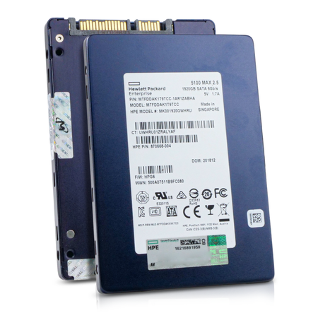 HP/Micron 5100 MAX MTFDDAK1T9TCC 1.92TB SATA 6Gb/s 2.5" SSD, Combine View