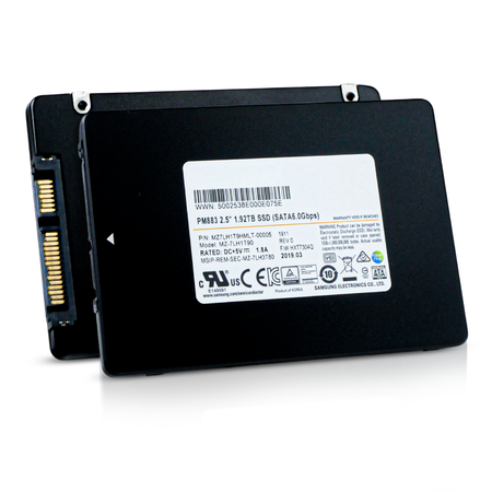 Samsung PM883 MZ7LH1T9HMLT 1.92TB 1.3 DWPD SATA 6Gb/s 3D TLC 2.5in SSD