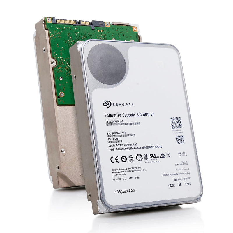 Seagate Exos X12 ST12000NM0117 12TB 7.2K RPM SATA 6Gb/s 512e 256MB 3.5" HDD