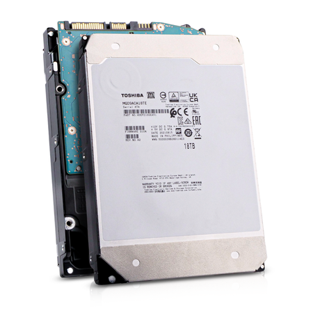 Toshiba MG09 MG09ACA18TE 18TB 7.2K RPM SATA 6Gb/s 512e 3.5in Refurbished HDD