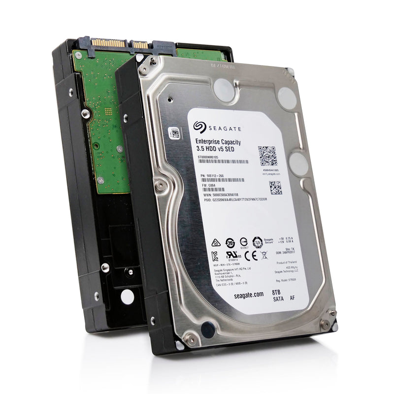 Seagate Exos 7E8 ST8000NM0105 8TB 7.2K RPM SATA 6Gb/s 512e 256MB 3.5" SED Refurbished HDD