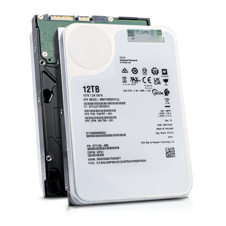 HP/Seagate Exos X18 ST12000NM002J 12TB 7.2K RPM SATA 6Gb/s 512e 256MB 3.5in HDD