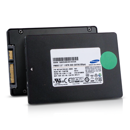 Samsung PM863 MZ7LM1T9HCJM 1.92TB SATA 6Gb/s V-NAND 2.5in Refurbished SSD
