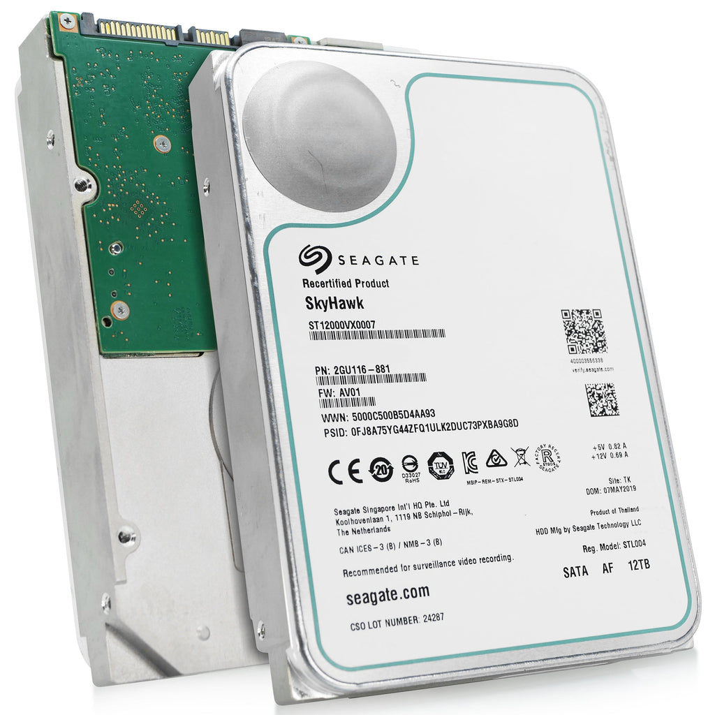 [新品] Seagate SkyHawk 12TB SATA HDD Amazon.com: Seagate Skyhawk 12TB Surveillance Internal Hard