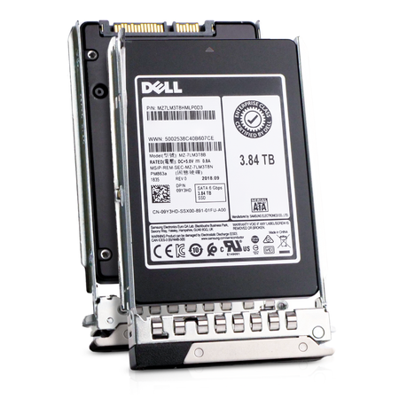 Dell G14 09Y3HD 3.84TB 1.3 DWPD SATA 6Gb/s 3D TLC 2.5in Refurbished SSD