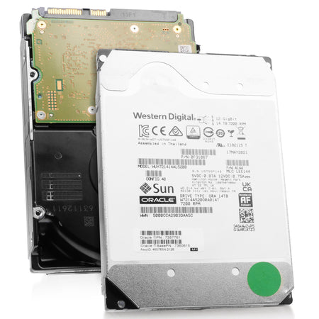 Sun Oracle/Western Digital Ultrastar DC HC530 WUH721414AL5200 0F31067 14TB 7.2K RPM SAS 12Gb/s 512e 512MB 3.5in Refurbished HDD