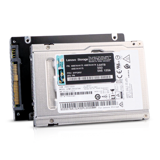 Lenovo/ Kioxia KPM51RUG3T84 3.84TB SAS 12Gb/s 2.5" Enterprise SSD, Combine View