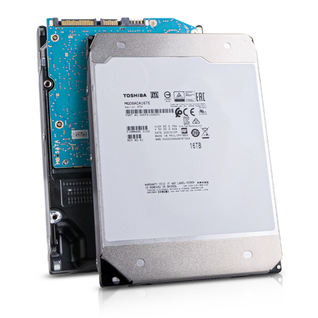 Toshiba MG08 MG08ACA16TE 16TB 7.2K RPM SATA 6Gb/s 3.5in Refurbished HDD