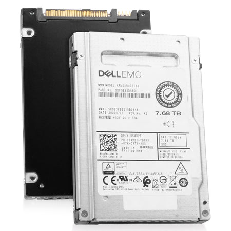 Dell/Kioxia RM5 KRM5XRUG7T68 7.68TB 1 DWPD SAS 12Gb/s 3D TLC 2.5in Read Intensive Refurbished SSD