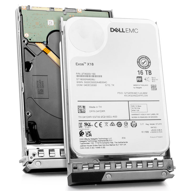 Dell G14 041DXR 16TB 7.2K RPM SAS 12Gb/s 512e 3.5in Hard Drive