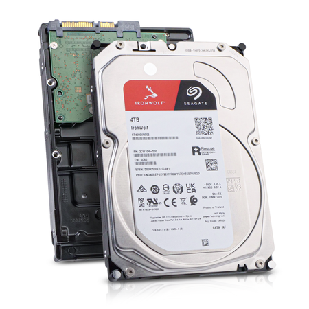 Seagate IronWolf ST4000VN006 4TB 5.4K RPM SATA 6Gb/s 512e 256MB 3.5in HDD