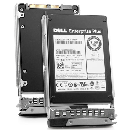 Dell G14 0JNV25 7.68TB 1 DWPD SAS 12Gb/s 3D TLC 2.5in Refurbished SSD