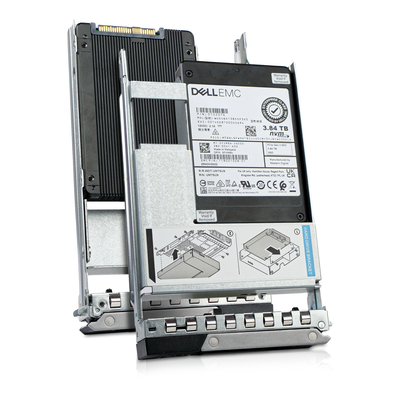 Dell G14 0FVM8N 3.84TB 1 DWPD PCIe Gen 3.1 x4 4GB/s 3D TLC U.2 NVMe Hybrid 3.5in Refurbished SSD