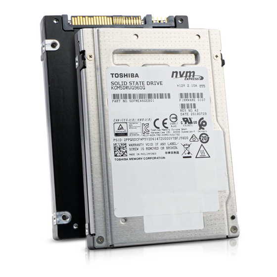 Toshiba CM5 KCM5DRUG960G 960GB NVMe PCIe Gen 3.0 U.2 2.5" SSD, Combine View