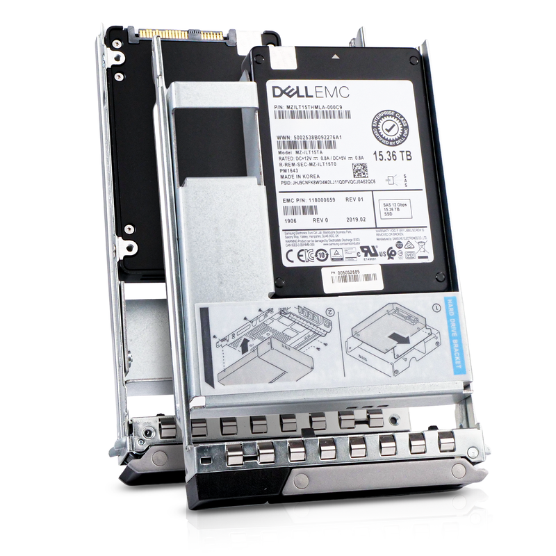 Dell G14 118000659 15.36TB 1 DWPD SAS 12Gb/s 3D TLC Hybrid 3.5in Refurbished SSD