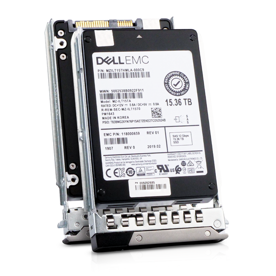 Dell G14 118000659 15.36TB 1 DWPD SAS 12Gb/s 3D TLC 2.5in Refurbished SSD