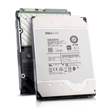Dell/Western Digital Ultrastar DC HC510 HUH721008AL4205 0F27409 8TB 7.2K RPM SAS 12Gb/s 4Kn 256MB 3.5in HDD