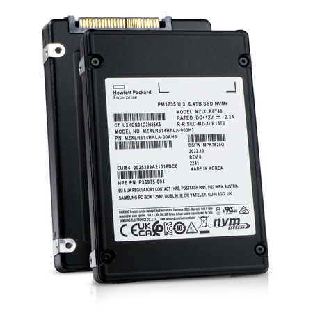 HP MZXLR6T4HALA-000H3 P36975-004 6.4TB U.3 PCIe NVMe 2.5" SSD, Combine View