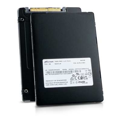 Micron 7400 PRO MTFDKCB960TDZ 960GB U.3 PCIe Gen4 x4 NVMe 2.5" SSD, Combine View