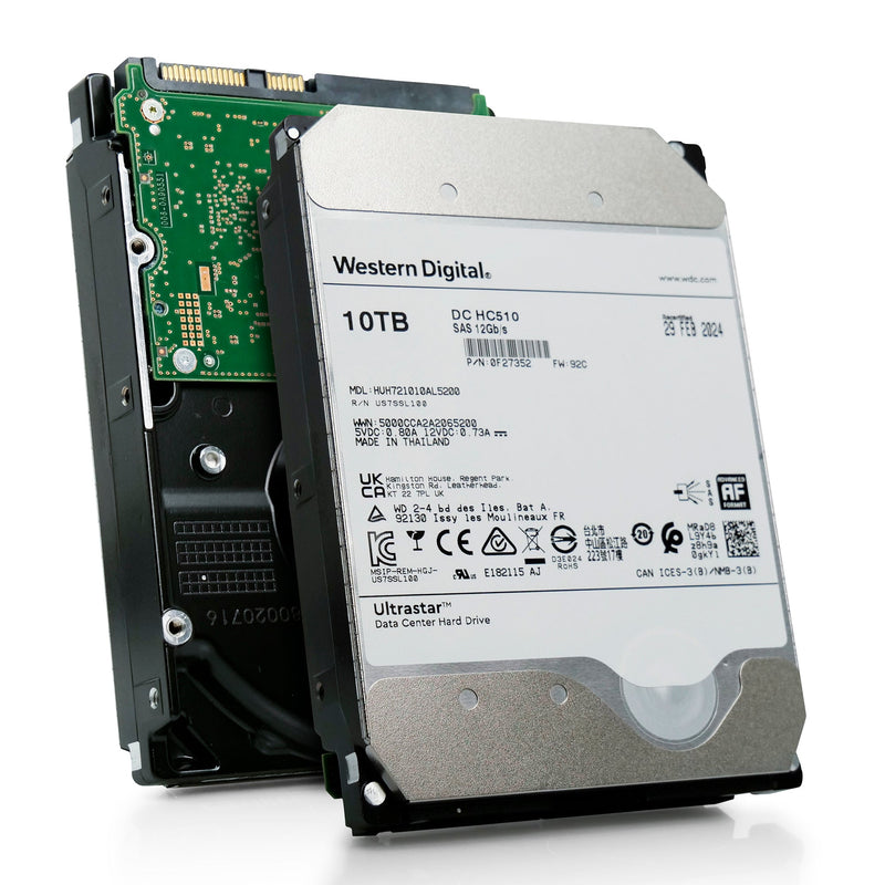 HGST Ultrastar He10 HUH721010AL5200 0F27352 10TB 7.2K RPM SAS 12Gb/s 512e 256MB 3.5" ISE HDD