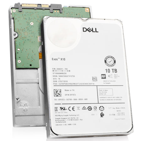Dell/Seagate Exos 10 ST10000NM0256 10TB 7.2K RPM SAS 12Gb/s 512e 256MB 3.5in Refurbished HDD