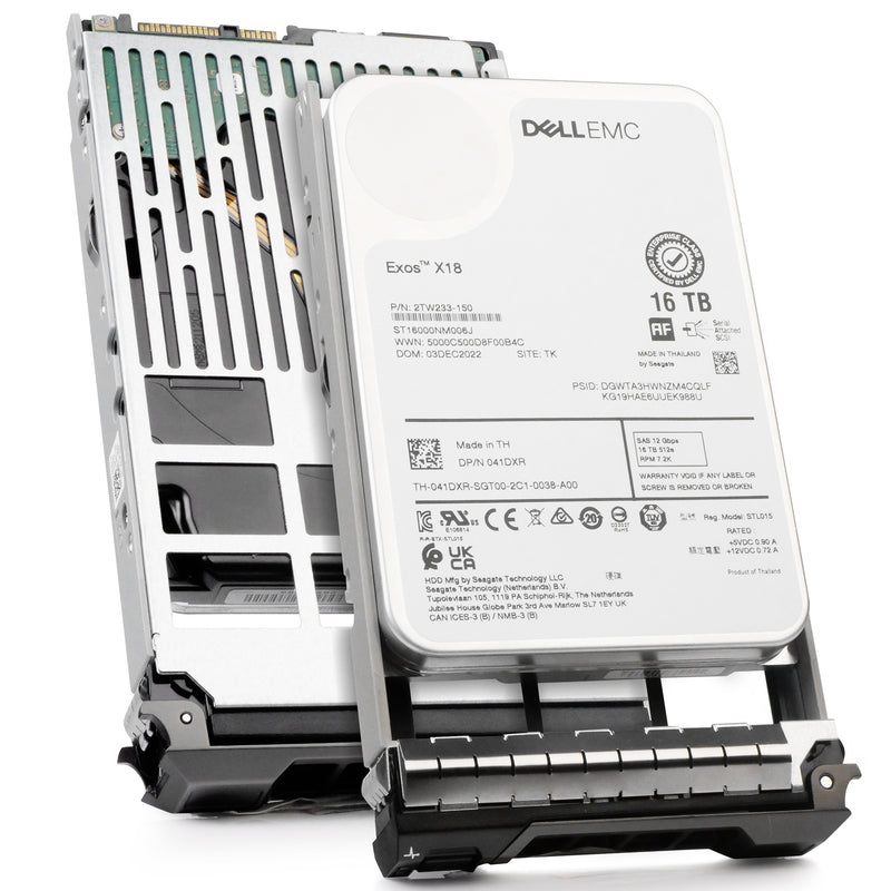 Dell G13 041DXR 16TB 7.2K RPM SAS 12Gb/s 512e 3.5in Hard Drive