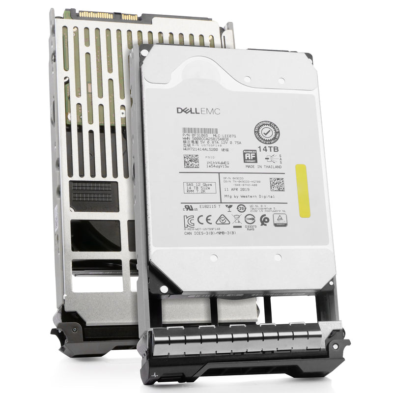 Dell G13 0K9CD3 14TB 7.2K RPM SAS 12Gb/s 512e 512MB 3.5in HDD