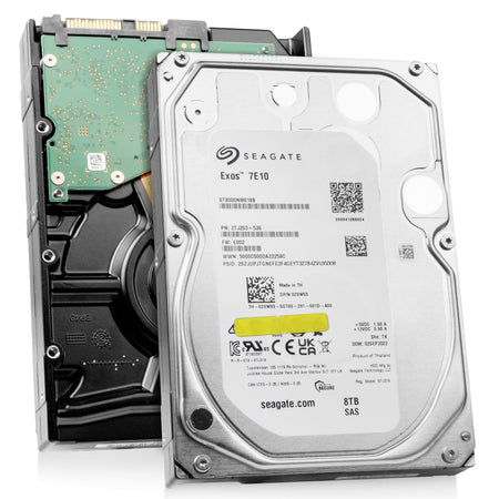 Dell/Seagate Exos 7E10 ST000NM108B 8TB 7.2K RPM SAS 12Gb/s 512e 256MB 3.5in HDD
