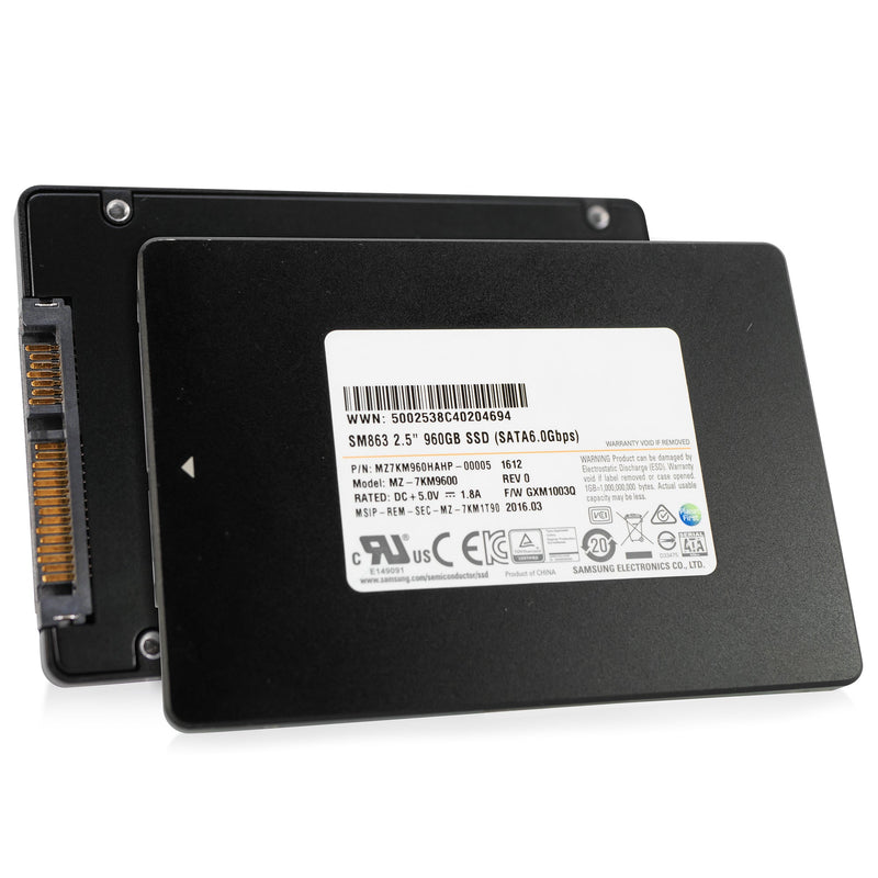 Samsung SM863 MZ7KM960HAHP 960GB MLC SATA 6Gb/s 2.5" SSD