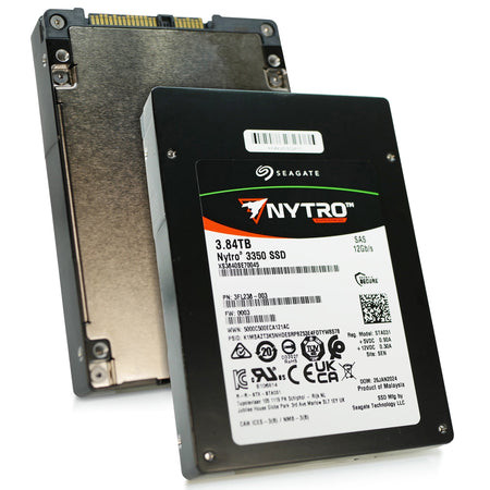 Seagate Nytro 3350 XS3840SE70045 3.84TB 1 DWPD SAS 12Gb/s 3D eTLC 2.5in Solid State Drive