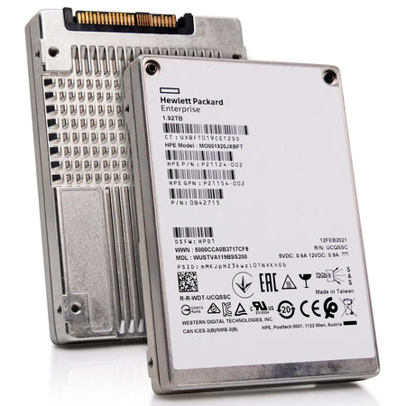 Western Digital/HP Ultrastar DC SS540 WUSTVA119BSS200 1.92TB 1DWPD SAS 12Gb/s 3D TLC 2.5in Recertified Solid State Drive