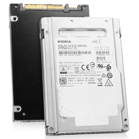 Kioxia PM5-V KPM5WVUG1T92 1.92TB 3 DWPD SAS 12Gb/s 3D TLC 2.5in Refurbished SSD
