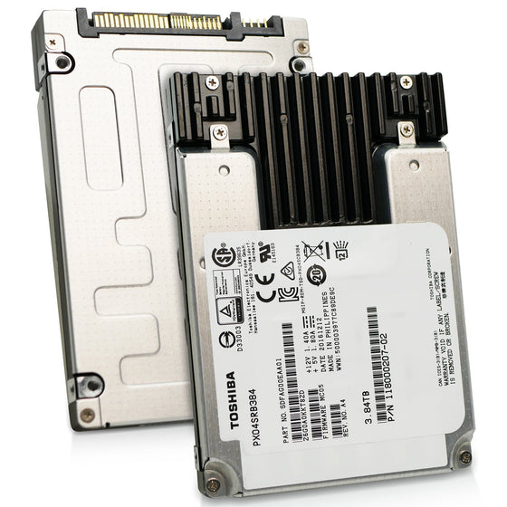 Toshiba Enterprise PX04SRB384 3.84TB 1 DWPD SAS 12Gb/s MLC 2.5in Refurbished SSD