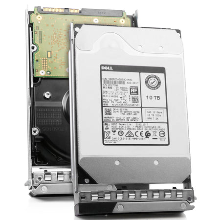 Dell G14 007FPR 10TB 7.2K RPM SAS 12Gb/s 512e 256 MB 3.5in Refurbished HDD