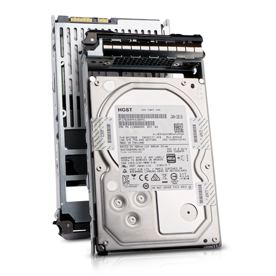 Dell G13 118000265 4TB 7.2K RPM SAS 12Gb/s 4Kn 128MB 3.5in Refurbished HDD
