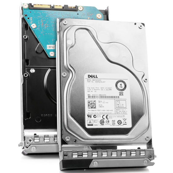 Dell G14 02MJ55 4TB 7.2K RPM SATA 6Gb/s 512e 64MiB 3.5in Refurbished HDD