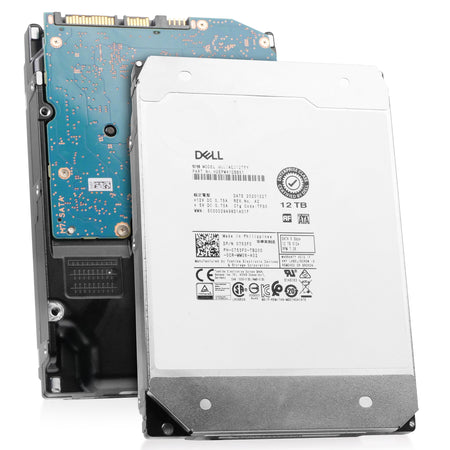 Dell/Toshiba MG07ACA MG07ACA12TEY 12TB 7.2K RPM SATA 6Gb/s 512e 256MB 3.5in Refurbished HDD