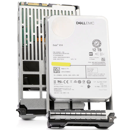Dell G13 0YMN53 12TB 7.2K RPM SAS 12Gb/s 512e 256MB 3.5in Refurbished HDD