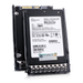 Front and rear view of HPE PM1643a 3.84TB SAS 12Gb/s SSD in HPE Smart Carrier, enterprise solid state drive storage unit.