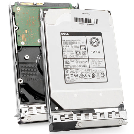 Dell G14 0T2YHT 12TB 7.2K RPM SATA 6Gb/s 512e 3.5in Refurbished HDD, combine