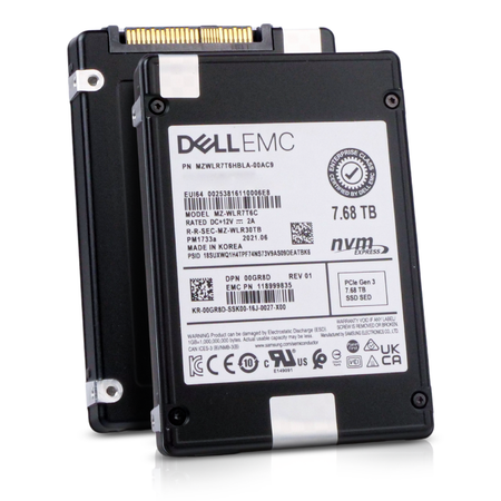 Dell EMC MZWLR7T6HBLA-00AC9 7.68TB NVMe PCIe Gen 3 2.5" Enterprise SSD, Combine view
