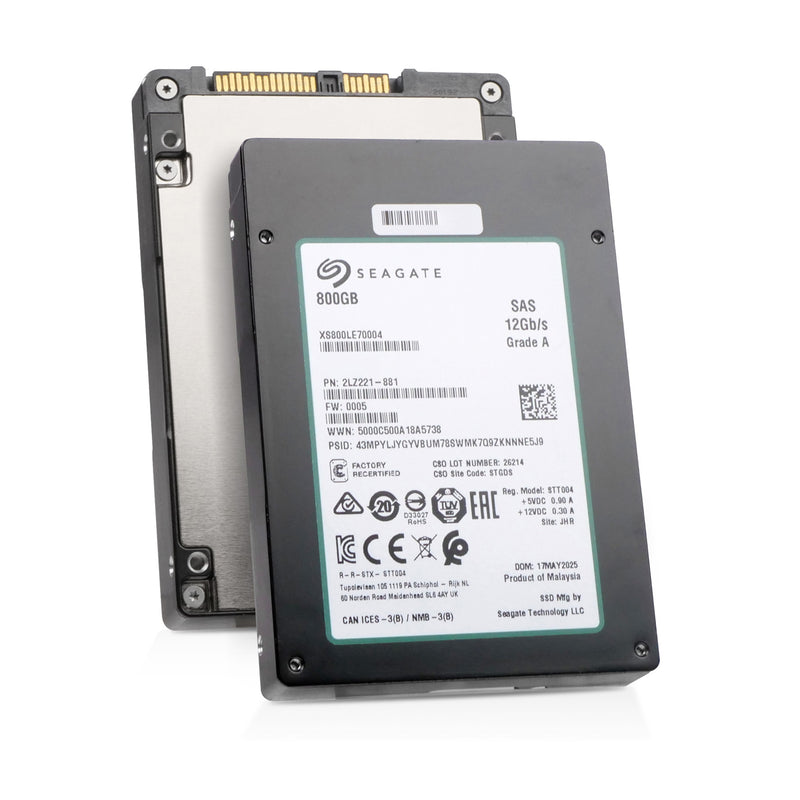 Seagate Nytro 3531 XS800LE70004 800GB 3 DWPD SAS 12Gb/s 2.5in Recertified Solid State Drive