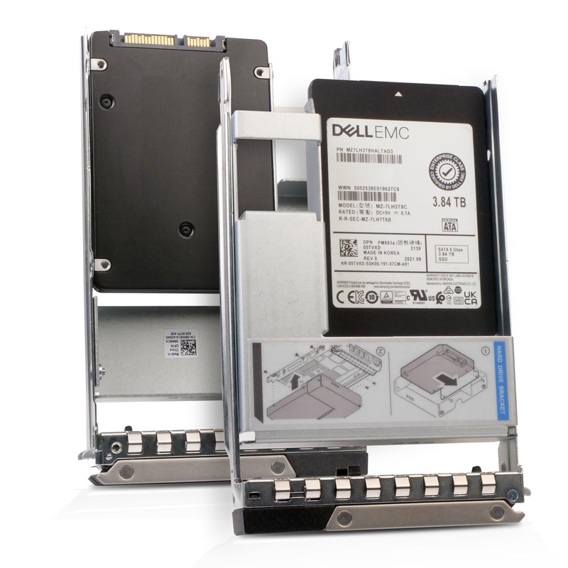 Dell G14 05TVXD 3.84TB 1 DWPD SATA 6Gb/s 3D TLC Hybrid 3.5in Refurbished SSD