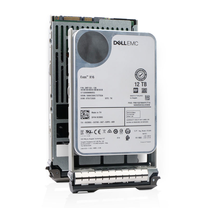 Dell G13 0V308G 12TB 7.2K RPM SATA 6Gb/s 512e 3.5in Refurbished HDD, Combine View