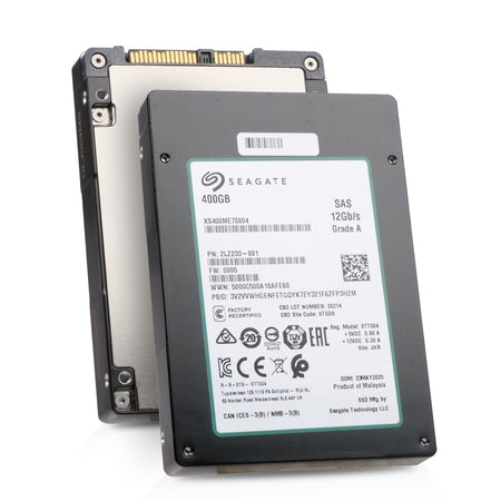 Seagate Nytro 3731 XS400ME70004 400GB 10 DWPD SAS 12Gb/s 2.5" Dual Port Write Intensive Manufacturer Recertified SSD