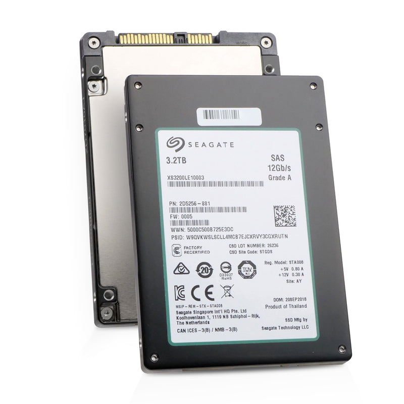Seagate Nytro 3530 XS3200LE10003 3.2TB 3 DWPD SAS 12Gb/s 2.5" Manufacturer Recertified SSD