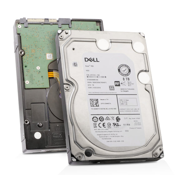 Dell/Seagate Exos 7E8 ST8000NM0185 0M40TH 8TB 7.2K RPM SAS 12Gb/s 512e 256MB 3.5in HDD