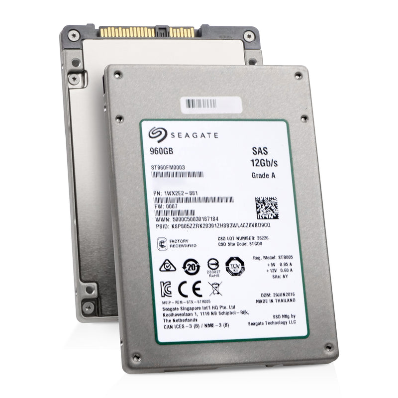 Seagate Nytro 1200.2 ST960FM0003 960GB 3 DWPD SAS 12Gb/s 2.5" Manufacturer Recertified SSD